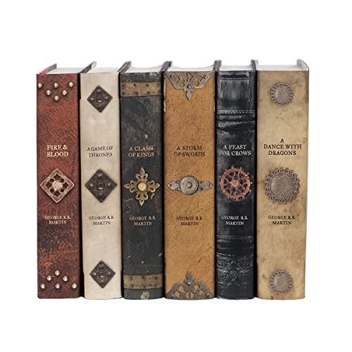 Juniper Books Game of Thrones | Six-Volume Hardcover Book Set with Custom Designed Juniper Books Dust Jackets | Author George R. R. Martin - Image 1