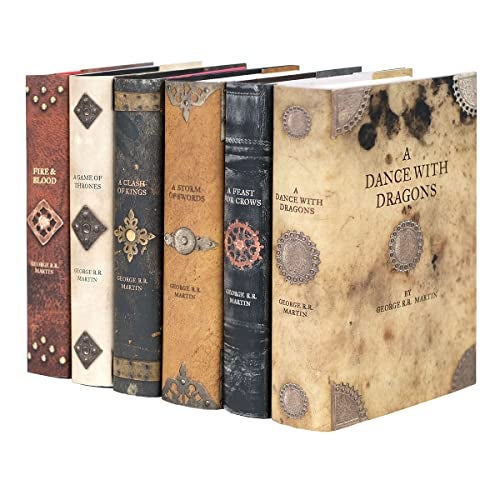 Juniper Books Game of Thrones | Six-Volume Hardcover Book Set with Custom Designed Juniper Books Dust Jackets | Author George R. R. Martin - Image 2