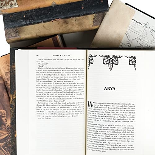 Juniper Books Game of Thrones | Six-Volume Hardcover Book Set with Custom Designed Juniper Books Dust Jackets | Author George R. R. Martin - Image 4