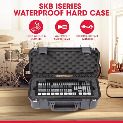 SKB iSeries Blackmagic Design ATEM Mini Extreme/Extreme ISO Waterproof Hard Case, Custom Foam Interior with Large Accessories Pocket - Image 2