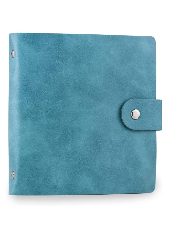 Photo Albums 200 Pockets Premium Leather Fujifilm Instax Mini Album, Wallet Size 3 Inch Picture Name Card Book (Green)  - Image 1