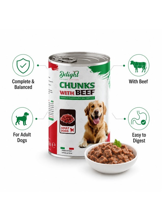 Delight Dog Chunks With Beef - Image 2