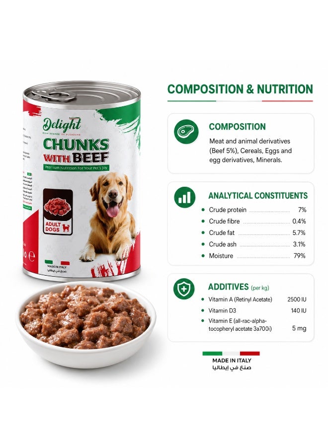 Delight Dog Chunks With Beef - Image 3