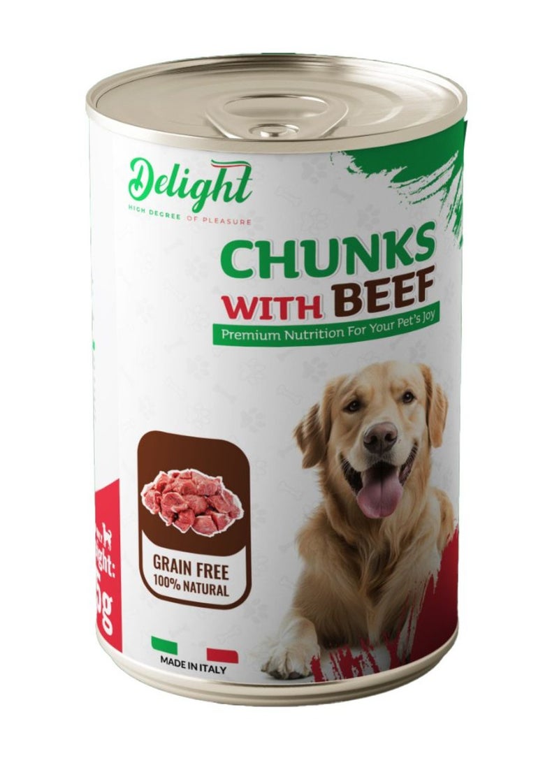 Delight Dog Chunks With Beef - Image 1