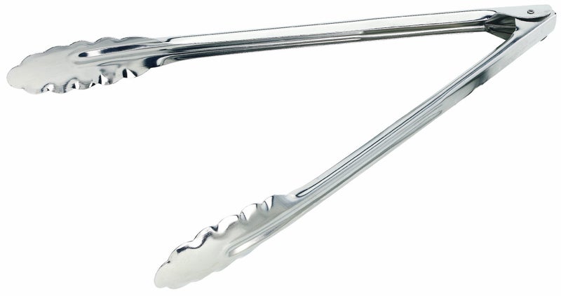 Crestware 912Inch Heavy Duty Tong 1 Silver
