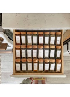 Generic 24-piece spice set, pen, and sticker to write the spice type  - Image 4