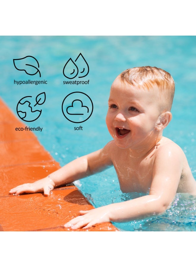 EELHOE EELHOE waterproof earplugs are essential for protecting ears from water during bathing, hair washing, and swimming. 30-piece baby earplug protection stickers - Image 2