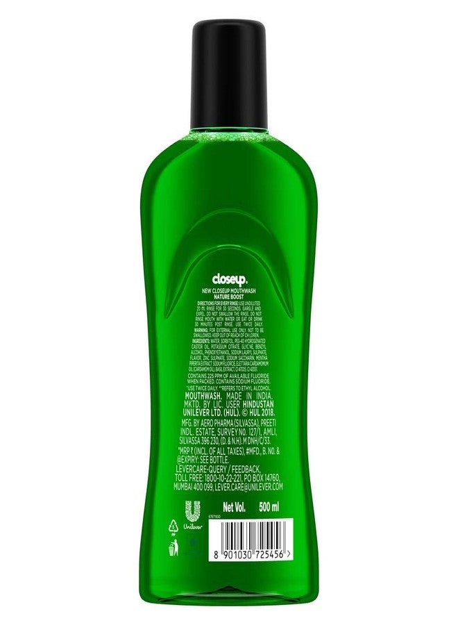 Closeup Nature Boost Mouthwash 500 ml - Image 3