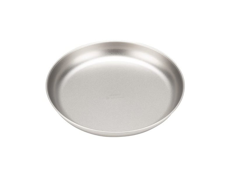 Snow Peak Titanium Trek Plate - Ultralight, Durable Camping Plate - Outdoor Kitchen Essential for Backpacking & Camping - 18 cm - Image 2