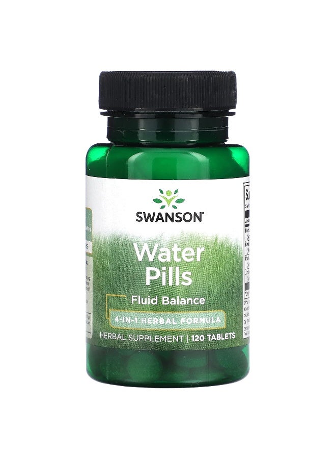 SWANSON Swanson, Water Pills, 120 Tablets 