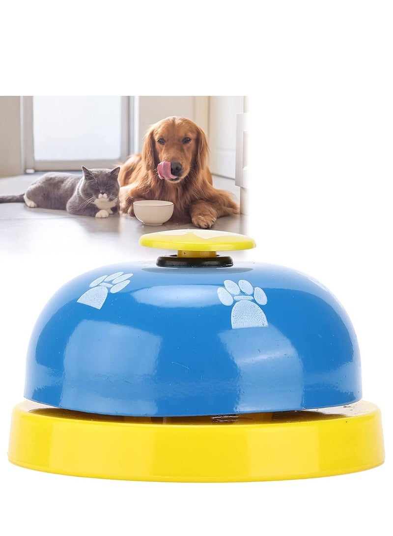 Pet Training Bell Dog Puppy Kitten Putty Training Bells Footprint Pattern Doorbell Buttons for Communication Blue Multicolor - Image 4