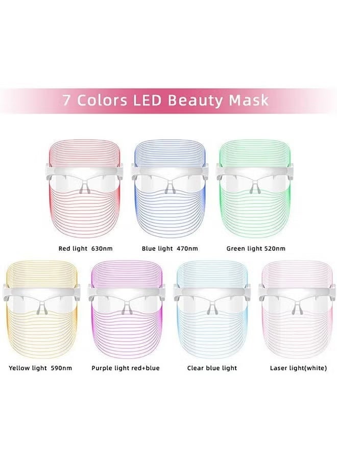 MOSH “7-Color LED Light Therapy Facial Mask for Skincare, Photon Rejuvenation Device for Facial Care, Anti-Aging and Wrinkle Removal for Women (HYJ-908).” - Image 2