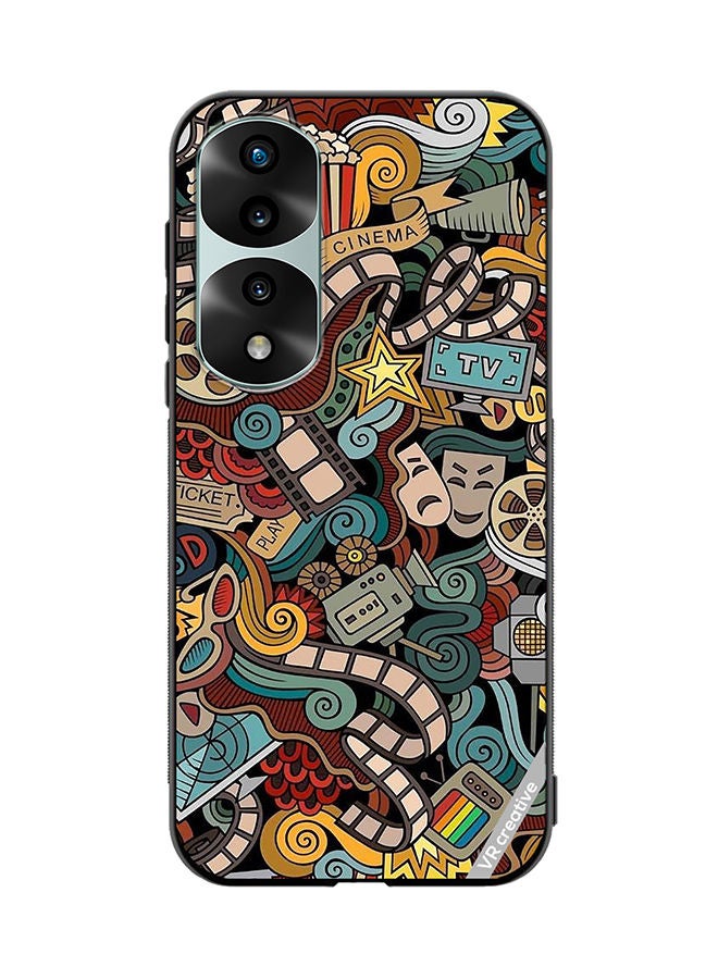 VR CREATIVE Protective Case Cover For Honor 70 Pro Cinema Design Design Multicolour - Image 1