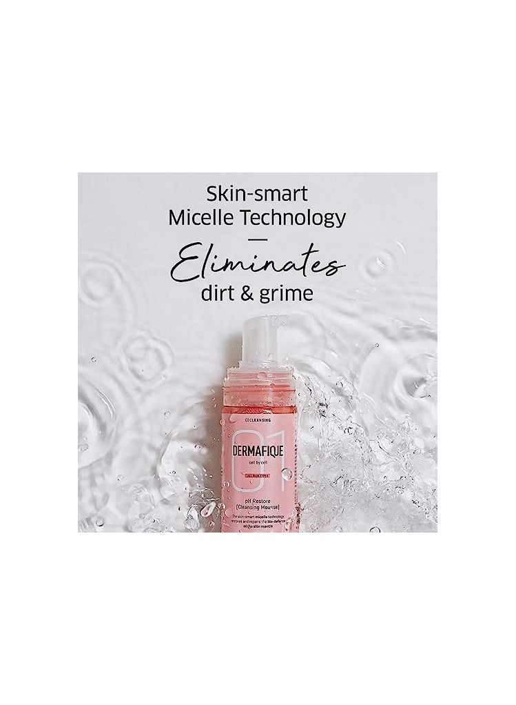 Dermafique - pH Restore Cleansing Mousse, 150 ml - for All Skin Types - Image 2
