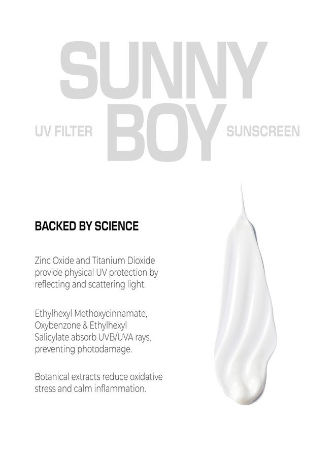 Kanpeki SPF 50 PA++ Sunscreen For Men No White Cast | Water-Resistant, Matte Finish | With Zinc Oxide, Aloe Vera & Vitamin E | Broad Spectrum UVA/UVB Protection | Sunny Boy - 80g - Image 5