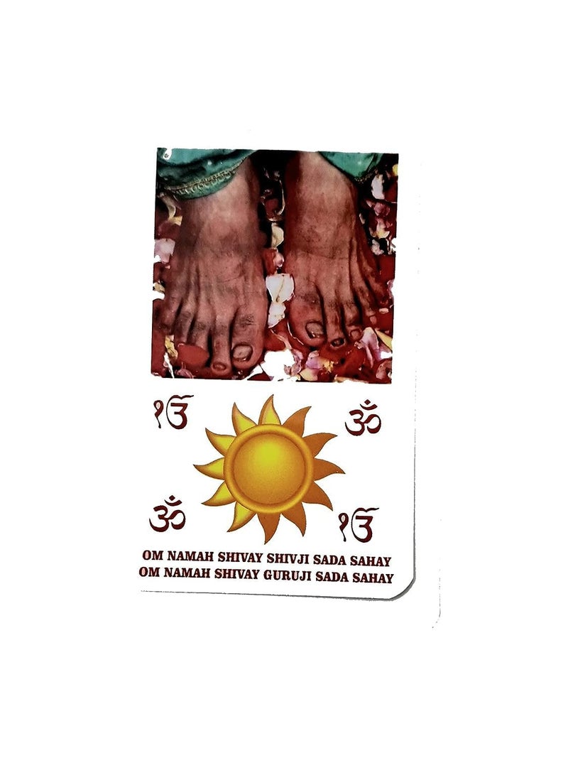 AYUNIX GURUJI Swaroop Laminated Pocket Card (Pack of 10) for Wealth and Health/Guru Ji Yantra/Blessing Card for Gift - Image 5