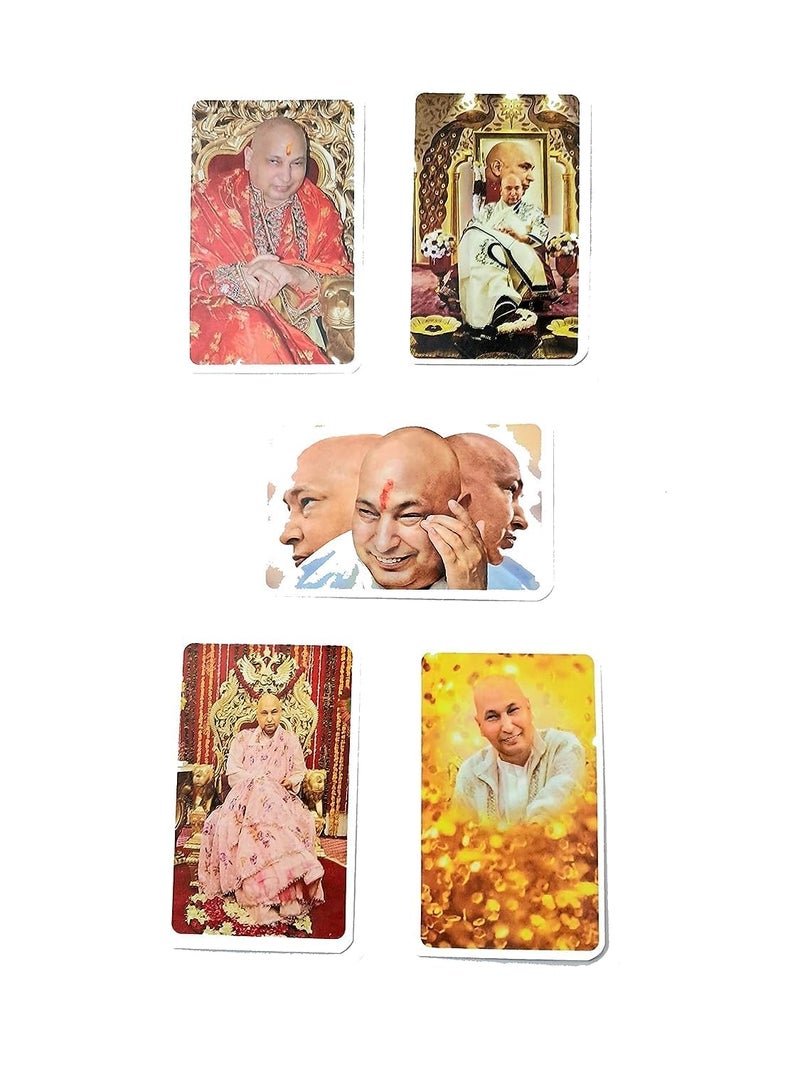 AYUNIX GURUJI Swaroop Laminated Pocket Card (Pack of 10) for Wealth and Health/Guru Ji Yantra/Blessing Card for Gift - Image 4