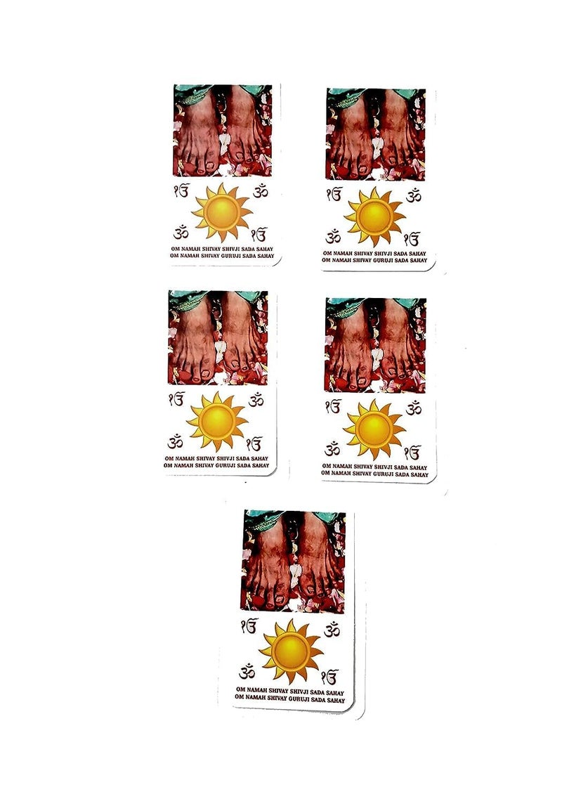AYUNIX GURUJI Swaroop Laminated Pocket Card (Pack of 10) for Wealth and Health/Guru Ji Yantra/Blessing Card for Gift - Image 2
