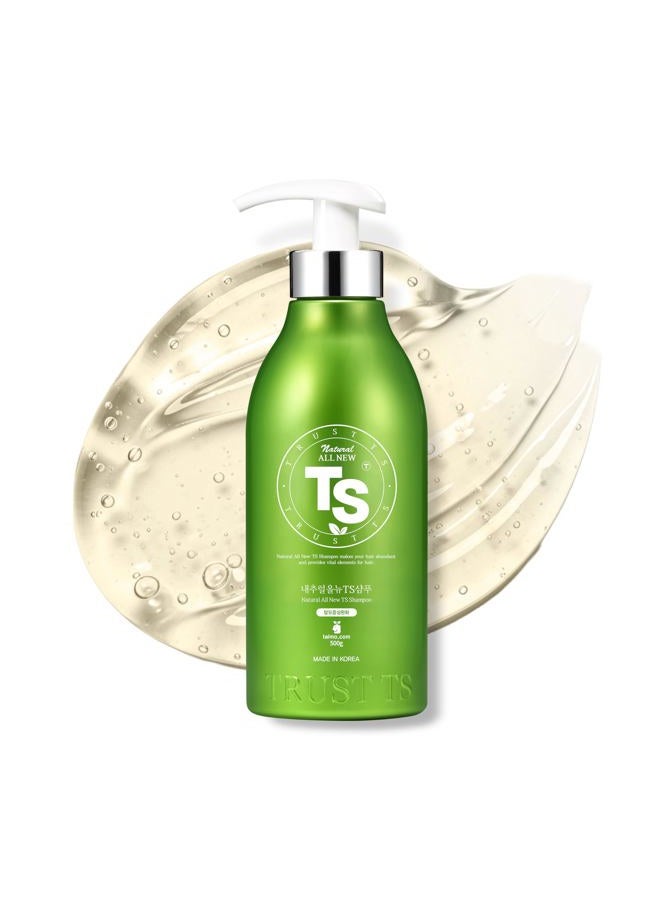 TS Natural Premium Shampoo for Thinning Hair & Hair Loss(16.9 Fl Oz) | Shampoo for Sensitive Scalp | LAVENDER Essential Oil & Biotin & Natural Ingredients | Sulfate Free | Treat Hair Care for Men & Women - Image 1