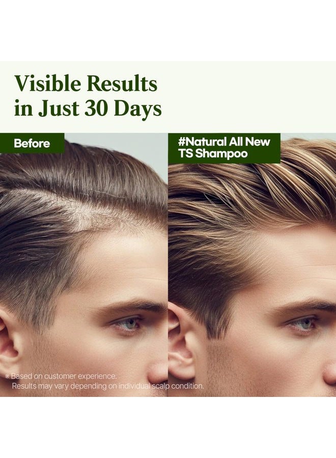 TS Natural Premium Shampoo for Thinning Hair & Hair Loss(16.9 Fl Oz) | Shampoo for Sensitive Scalp | LAVENDER Essential Oil & Biotin & Natural Ingredients | Sulfate Free | Treat Hair Care for Men & Women - Image 5