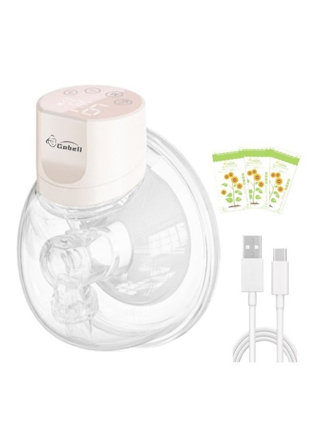 All-In-One Portable Lightweight And Wearable Wireless Breast Pump Pink With 20 Pieces Milk Storage Bags - pzsku/Z34621B14591BD3346689Z/45/_/1724685390/fa7fbf6e-b543-4588-acc3-0cff583cede6