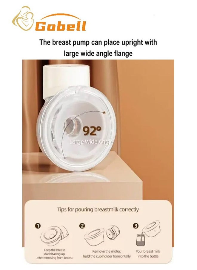 All-In-One Portable Lightweight And Wearable Wireless Breast Pump Pink With 20 Pieces Milk Storage Bags - pzsku/Z34621B14591BD3346689Z/45/_/1724685391/c6114fd7-a6c0-4864-ab8a-374767ae6989