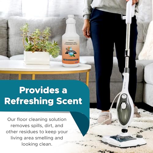 Steam and Go Steam & Go Demineralized Water for Steam Cleaner - PVC-Free Floor Cleaning Solution Compatible for All Steam Mops - Multi-Surface Cleaner for Home Surfaces - Tropical Bloom Scent, 32 oz - Image 4