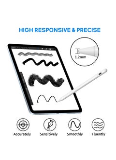 ماركة غير محددة اقلام ستايلس لشاشات اللمس، قلم ستايلس لاجهزة iOS/Android بتصميم مغناطيسي دقيق متوافق مع ابل ايباد/برو/اير/ميني/ايفون/سامسونج/تابلت للكتابة والرسم  - Image 2