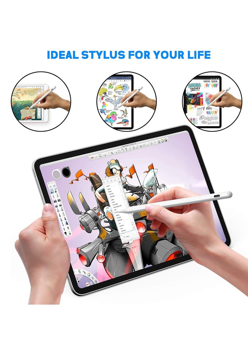 Generic - Stylus Pens for Touch Screens, Active Stylus Pen for iOS/Android with Magnetic Design Fine Point Stylist Pencil Compatible with Apple iPad/Pro/Air/Mini/iPhone/Samsung/Tablets Writing & Drawing - Image 1