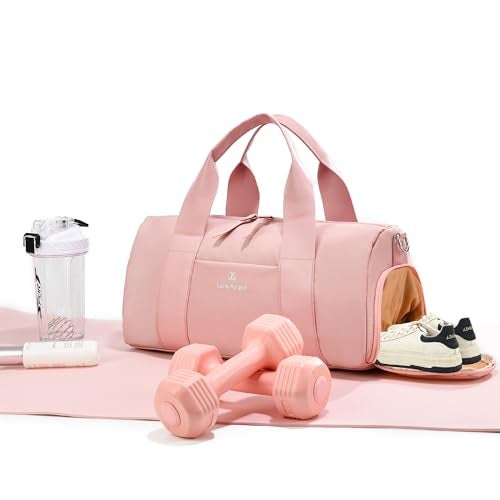KURGOOL Small Gym Bag for Women with Wet Pocket Shoes Compartment Cute Mini Sport Duffel Gym Tote Bags for Yoga Workout Dance Swim - Image 3
