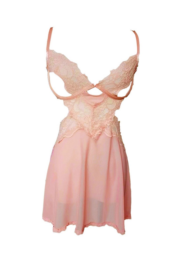 Slim and comfortable pajamas push-up pajamas and nightgown - Image 1