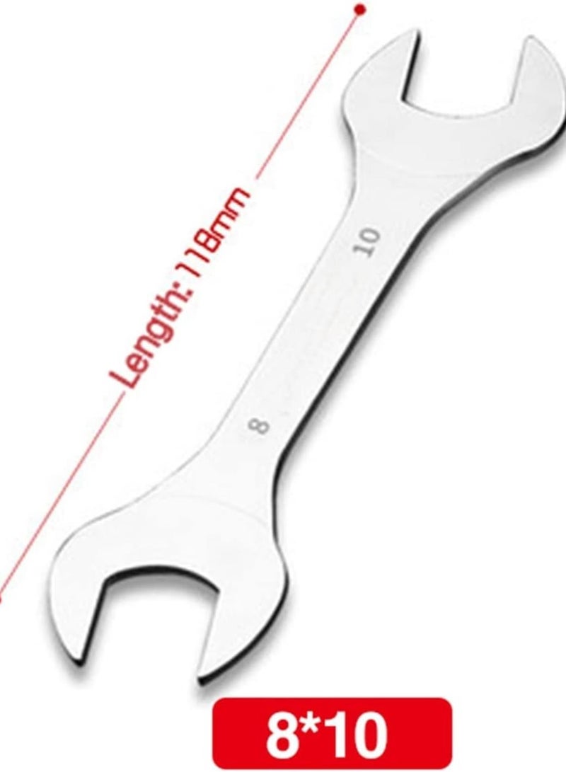 GGOOT Hardware Tools Home Improvement, Open-end Spanners Thin Open End Wrench Metric Car Bicycle Repair Tool Ultra Thin Double Ended 8mm*10mm Wrench Wrenches  - Image 2