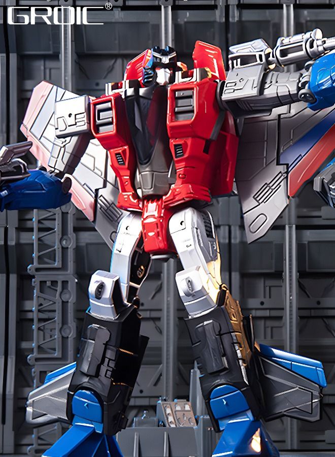 GROIC Deformation Robot Toy, Deformed Car Robot Toys, Action Figure Deformation Car Model, Portable Alloy Deformation Robot Toys Gift for Kids-Starscream - Image 3