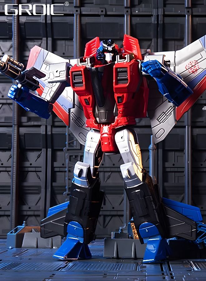 GROIC Deformation Robot Toy, Deformed Car Robot Toys, Action Figure Deformation Car Model, Portable Alloy Deformation Robot Toys Gift for Kids-Starscream - Image 5