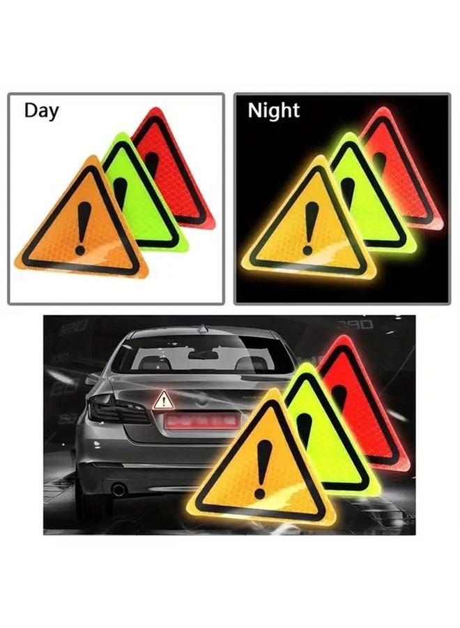 White Reflective Stickers For Night Riding Cars Motorcycles Bicycles High Viscosity - Image 3