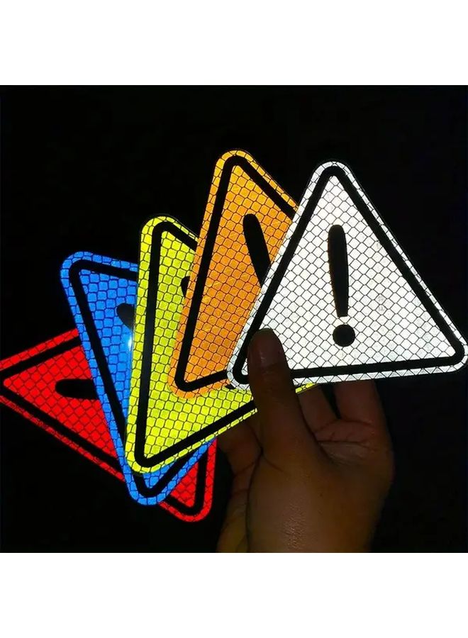 White Reflective Stickers For Night Riding Cars Motorcycles Bicycles High Viscosity - Image 1