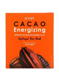 Petitfee Petitfee Cacao Energizing Hydrogel Beauty Face Mask 5 Pack 1.12 oz (32 g) 