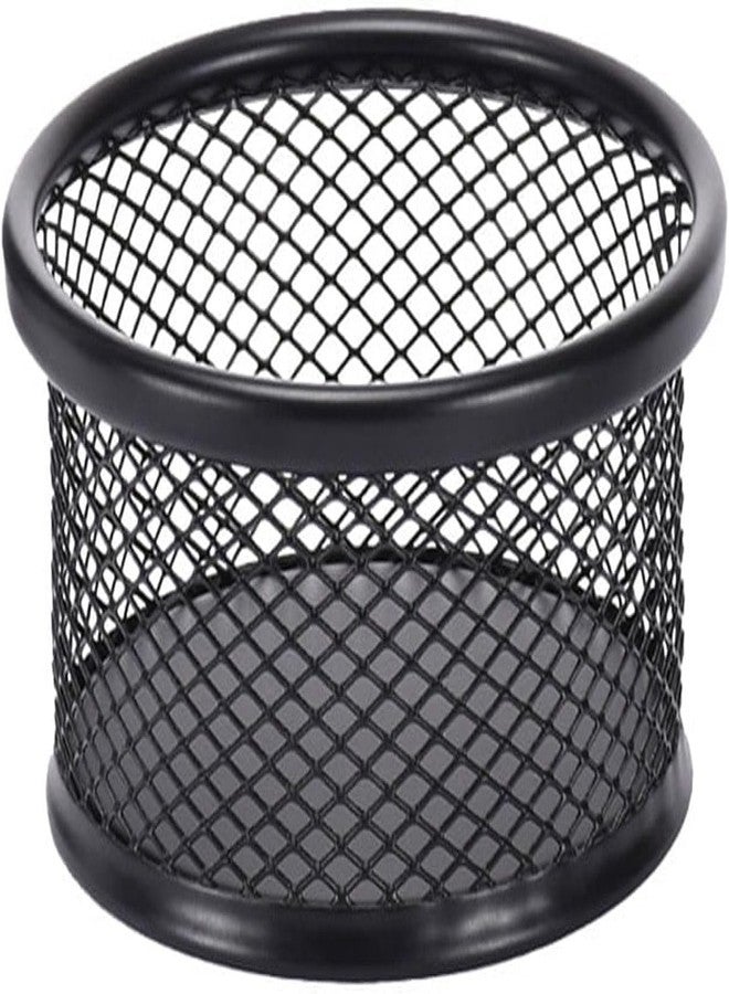 Tnyvm Black Metal Paper Clip Holder Mesh Paperclip Bowl Binder Clip Dispenser Desk Bobby Pin Container Organizer for Home Office Classroom School Desk Supplies Holders - Image 1