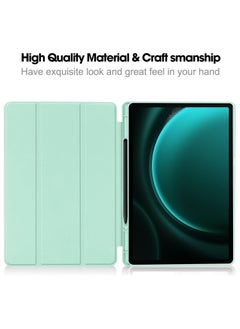 General Compatible with Samsung Galaxy Tab S10 Plus Case 12.4 inch 2024, TPU Flexible Back Cover with Pencil Holder and Auto Wake/Sleep For Tab S10+  - Image 5