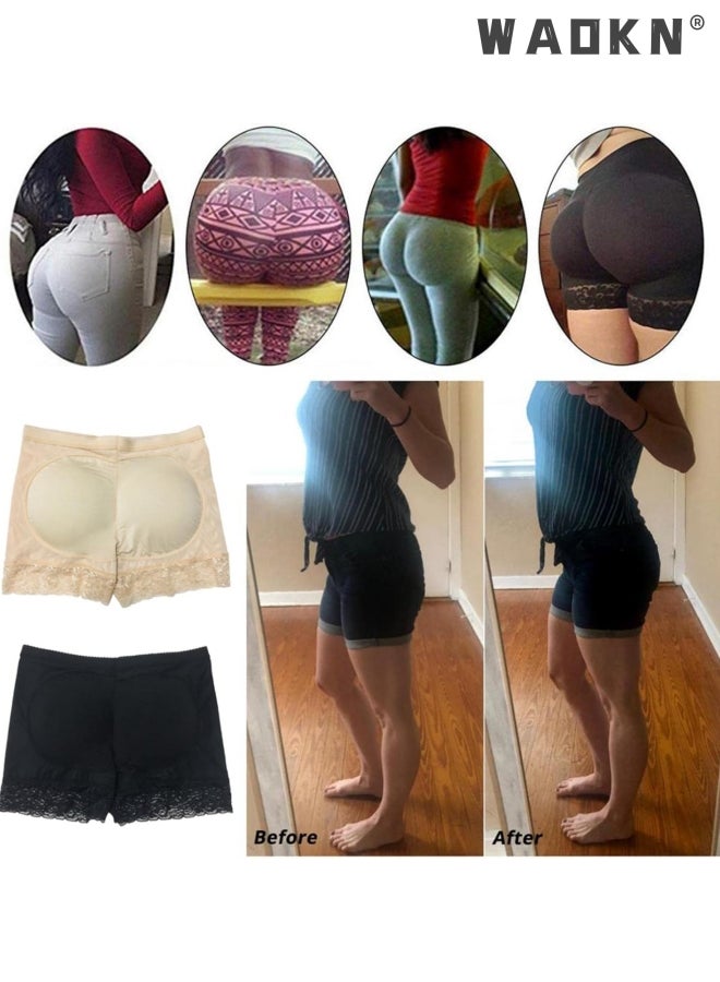 WAOKN Fake Pads for Women, Bigger Padded, Underwear Enhancer Underwear, Shaper Lifter Panties Hip Fake Hip Shapewear Underwear Briefs Push Up Panties  - Image 4