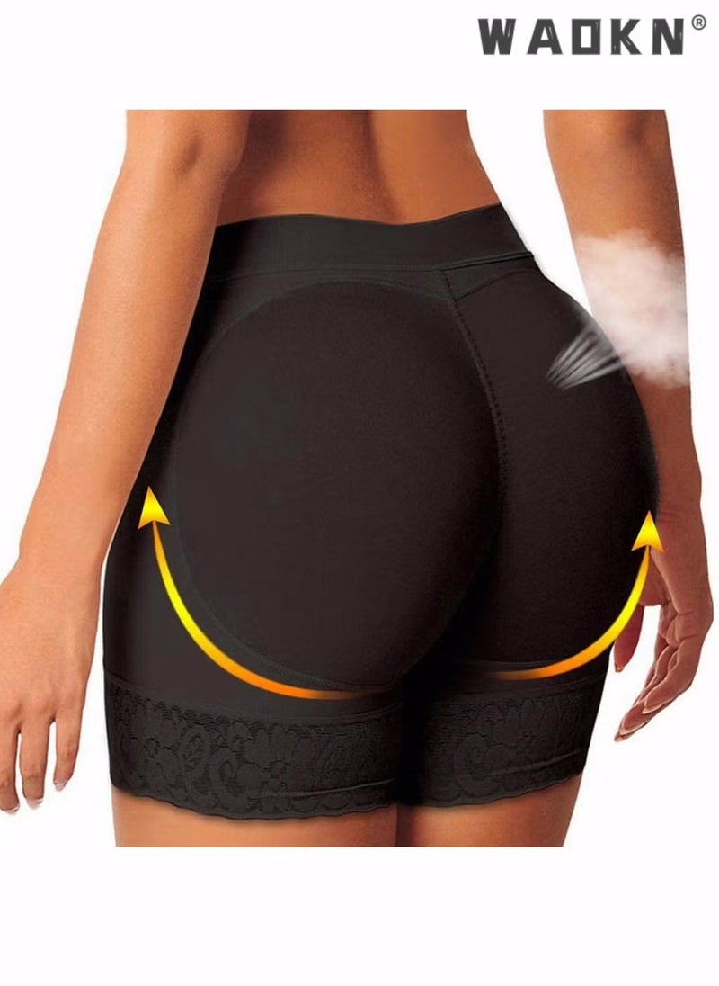 WAOKN - Fake Pads for Women, Bigger Padded, Underwear Enhancer Underwear, Shaper Lifter Panties Hip Fake Hip Shapewear Underwear Briefs Push Up Panties - Image 1