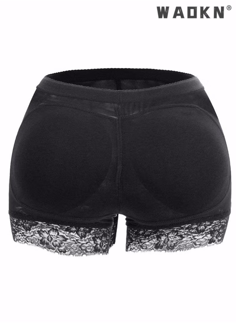 WAOKN - Fake Pads for Women, Bigger Padded, Underwear Enhancer Underwear, Shaper Lifter Panties Hip Fake Hip Shapewear Underwear Briefs Push Up Panties - Image 1
