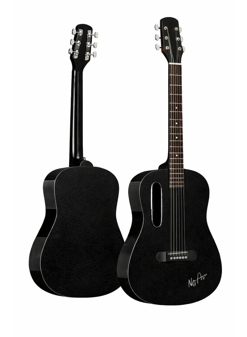 ميغاريا GS-X1 Signature Series أسود لامع – جيتار محمول الطرازانية - Image 1