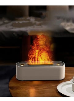 MOCOM Essential Oil Diffuser, 320ml Flame Light Aromatherapy Humidifier with Jellyfish Spray, Ultrasonic Aroma Diffuser for Home, Office, Yoga, Spa – Colorful Ambient Light, Quiet Operation, Auto Shut-Off  - Image 2