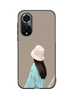 VR CREATIVE Protective Case Cover For Huawei Nova 9 Pro Brown Hat Girl Design Multicolour  - Image 1