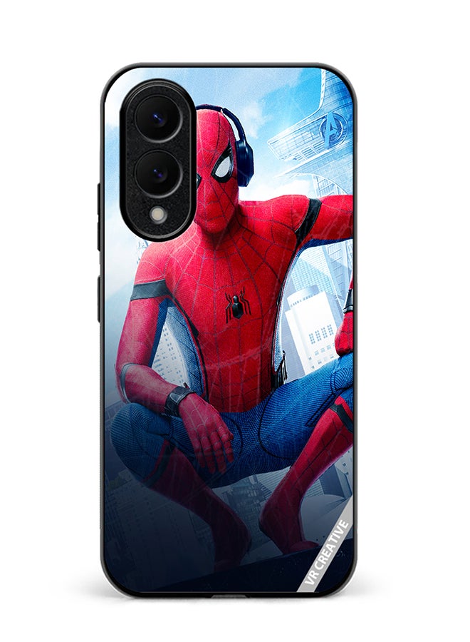 VR CREATIVE Protective Case Cover For Samsung Galaxy S25 Edge Spiderman Design Multicolour