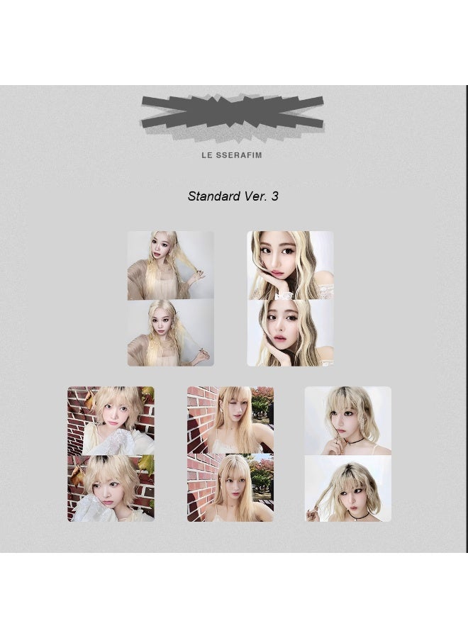 NIBEMINENT 5 Pcs Kpop LE SSERAFIM HOT Lomo Cards Card For Fans Collection Gifts - Image 1