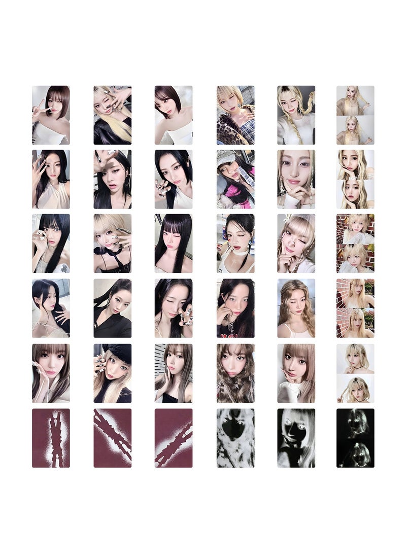 NIBEMINENT 5 Pcs Kpop LE SSERAFIM HOT Lomo Cards Card For Fans Collection Gifts - Image 3