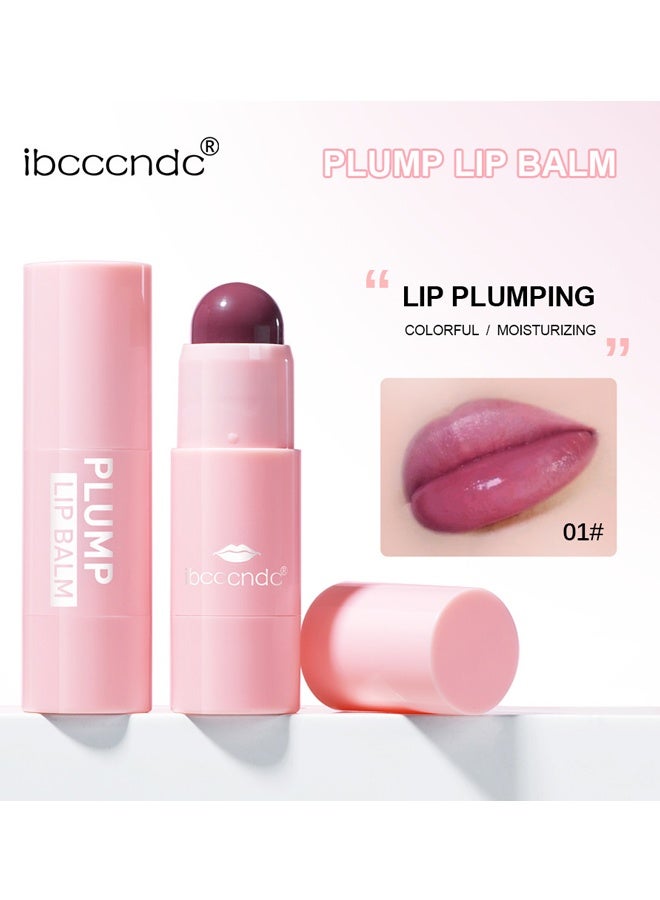 آي بي سي سي سي أن دي سي مرطب شفاه ممتلئ الجسم ، لون شفاه طبيعي يزهر لظلك المخصص من خلال التفاعل مع مستوى الأس الهيدروجيني لشفتيك. شفة ممتلئة مرطب شفاه قابل للبناء - لمسة نهائية ملمع طبيعي - مكياج الوجه مع ترطيب دائم #01 - Image 2