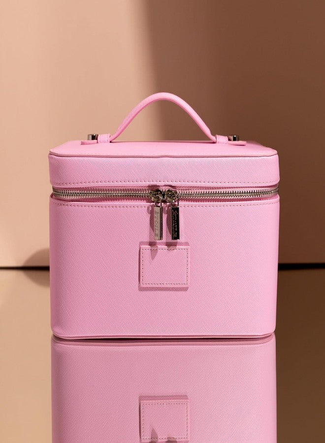 ETOILE - Vanity Case Lavender Pink - Stylish Travel Makeup Bag Organizer with Dividers - Image 2